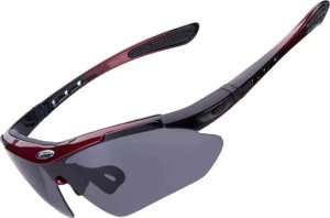 RockBros Okulary rowerowe Rockbros 10141 fotochromowe UV400 - czerwone 1