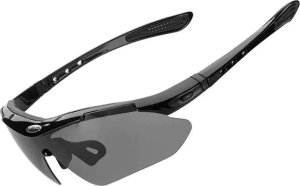 RockBros Okulary rowerowe Rockbros 10143 fotochromowe UV400 - czarne 1