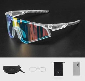 RockBros Okulary rowerowe Rockbros SP291 fotochromowe UV400 - białe 17