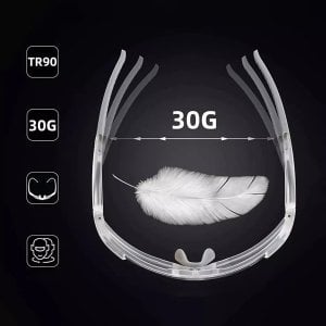 RockBros Okulary rowerowe Rockbros SP291 fotochromowe UV400 - białe 4