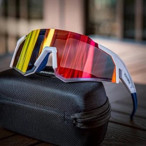 RockBros Okulary rowerowe Rockbros SP297 polaryzujące - białe 5
