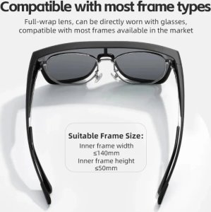 RockBros Okulary rowerowe Rockbros SP304 polaryzujące - szare 5