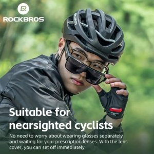 RockBros Okulary rowerowe Rockbros SP304 polaryzujące - szare 7