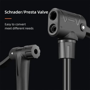 RockBros Pompka rowerowa Rockbros 42510001001 podłogowa - czarna 2