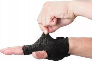 RockBros Rękawiczki rowerowe Rockbros S169BGR M z wkładkami żelowymi - szare 3
