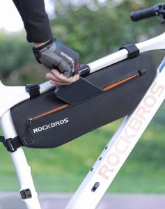 RockBros Sakwa rowerowa AS-043 na rzepy 3l - czarna 11