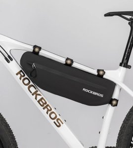 RockBros Sakwa rowerowa AS-043 na rzepy 3l - czarna 12