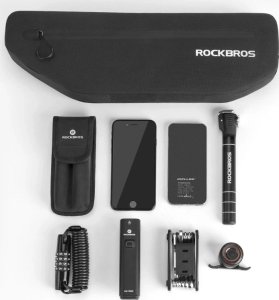 RockBros Sakwa rowerowa AS-043 na rzepy 3l - czarna 15