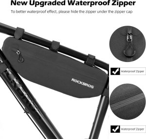 RockBros Sakwa rowerowa AS-043 na rzepy 3l - czarna 22