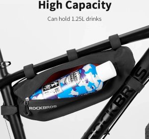 RockBros Sakwa rowerowa AS-043 na rzepy 3l - czarna 25