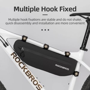 RockBros Sakwa rowerowa AS-043 na rzepy 3l - czarna 27