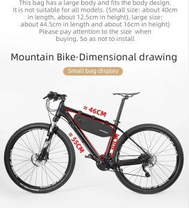 RockBros Sakwa rowerowa AS-043 na rzepy 3l - czarna 5