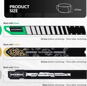 RockBros Taśma odblaskowa Rockbros 49210008001 - zielona 7
