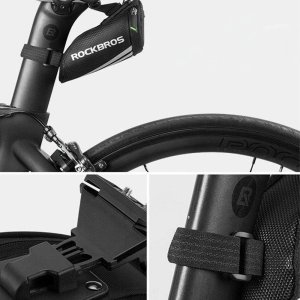 RockBros Torba rowerowa Rockbros C28 pod siodełko - czarna 5