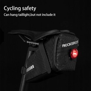 RockBros Torba rowerowa Rockbros C29-BK wodoodporna pod siodełko - czarna 5