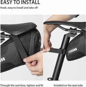 RockBros Torba rowerowa Rockbros C29-BK wodoodporna pod siodełko - czarna 9