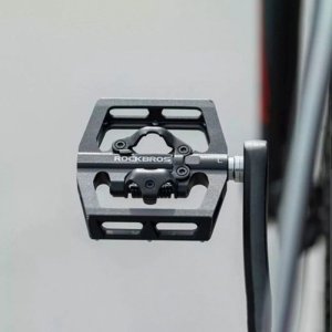 RockBros Zestaw pedałów rowerowych Rockbros PD15-BK ze stopu aluminium - czarne 2