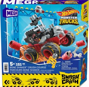Mega Bloks Klocki Hot Wheels Monster Trucks Bone Shaker Kaskaderska sztuczka 12