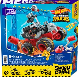 Mega Bloks Klocki Hot Wheels Monster Trucks Bone Shaker Kaskaderska sztuczka 5