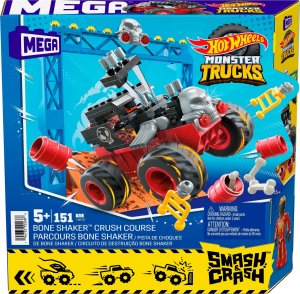 Mega Bloks Klocki Hot Wheels Monster Trucks Bone Shaker Kaskaderska sztuczka 8