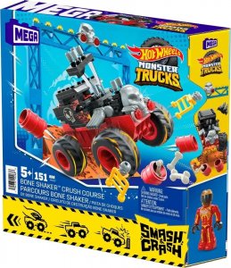 Mega Bloks Klocki Hot Wheels Monster Trucks Bone Shaker Kaskaderska sztuczka 9