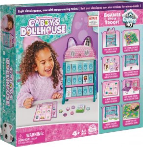 Spin Master Zestaw gier Koci Domek Gabi: 8 gier w 1 1