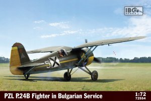 Ibg Model plastikowy PZL P24B Fighter in Bulgarian Service 1/72 1
