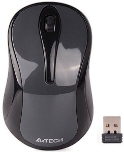 Mysz A4Tech A4tech Myš G3-280N, V-Track, bezdrátová optická myš, 1200 DPI, 2.4GHz, Šedá 1