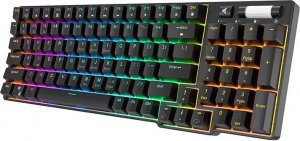 Klawiatura Royal Kludge Bezprzewodowa klawiatura mechaniczna Royal Kludge RK96 RGB, Red switch (czarna) 2
