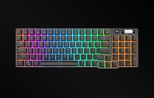 Klawiatura Royal Kludge Bezprzewodowa klawiatura mechaniczna Royal Kludge RK96 RGB, Red switch (czarna) 5