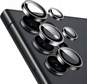 Crong Szkło hartowane na obiektyw aparatu Samsung Galaxy S24 Ultra Czarne 1