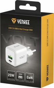 Ładowarka Yenkee Ładowarka sieciowa USB C/A 20W/18W 3A Power delivery 3.0 QC3.0 2