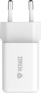 Ładowarka Yenkee Ładowarka sieciowa USB C 2x18W 3A Power delivery 3.0 QC3.0 Biała 7