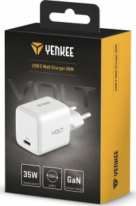 Ładowarka Yenkee Ładowarka sieciowa USB C 35W 3A Power delivery 3.0 QC 3.0 Biała 2