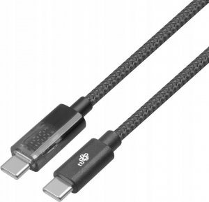 Kabel USB TB USB-C - USB-C 1 m Czarny (AKTBXKUCCIND10B) 1