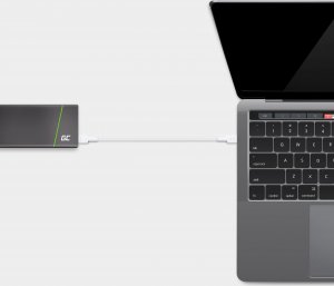 Kabel USB Green Cell USB-C - USB-C 2 m Biały (KABGC29W) 3