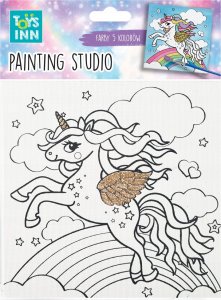 Stnux Zestaw do malowania Canvas Unicorn Rainbow 1