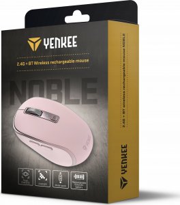 Mysz Yenkee Mysz bezprzewodowa DUAL WiFi+Bluetooth akumulator 2400DPI 2