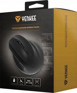 Mysz Yenkee Mysz bezprzewodowa praworęczna akumulator Dual WL+BT 2