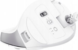 Mysz Trust Mysz ergonomiczna BAYO+ Bezprzewodowa Biała 3