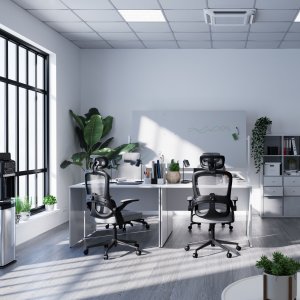 Krzesło biurowe Diablo Chairs V-Light Szare 13