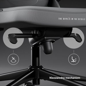 Krzesło biurowe Diablo Chairs V-Light Szare 5