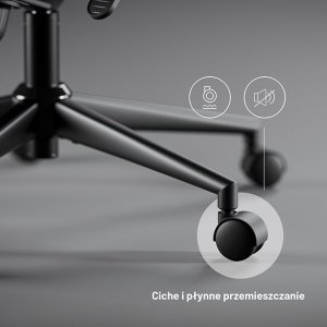 Krzesło biurowe Diablo Chairs V-Light Szare 8