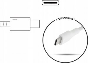 Zasilacz do laptopa 3DSimo 70 W, USB-C, 3.5 A,  (ZZ/USBC70W) 2