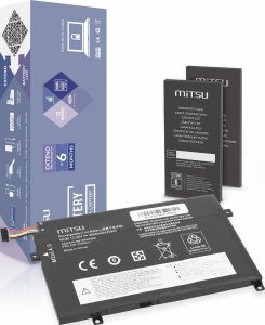 Bateria Mitsu Bateria 01AV411 do Lenovo ThinkPad E470 E475 1