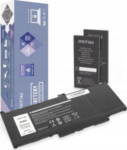 Bateria Mitsu Bateria MXV9V do Dell Latitude 5300 5310 7300 7400 2
