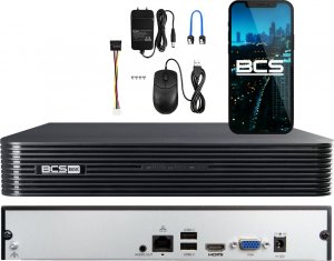 Rejestrator BCS REJESTRATOR IP BCS-B-NVR0401-4P(2.0) 4 KANAŁY, 4 PoE BCS BASIC 7