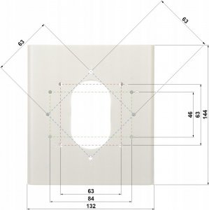 BCS UCHWYT NA SŁUP BCS-V-ASM BCS View 3