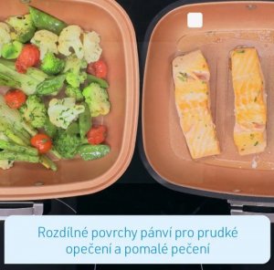 Patelnia MediaShop Patelnia dwustronna Livington Black Doubletta Basic 7