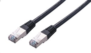C-Tech C-TECH kabel patchcord Cat5e, FTP, černý, 0,25m 1